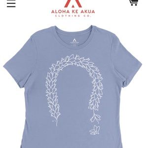 Aloha Ke Akua Clothing Co. NWT Wahine Lei Melia - Lavender Blue Small